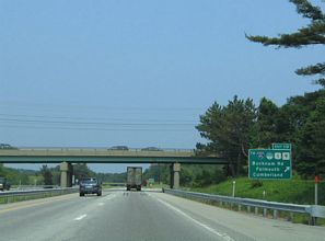 I-295 north at Bucknam Rd - Falmouth, ME