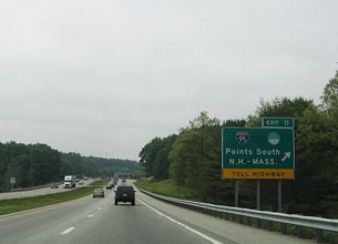 I-295 south at I-495/Maine Tpk - Falmouth