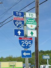 US 1 north at Bucknam Rd - Falmouth, ME